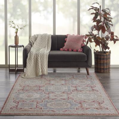 The Rug Seller Homestead Rugs HMS02 in Blue Brick by Nourison&nbsp;91x152cm