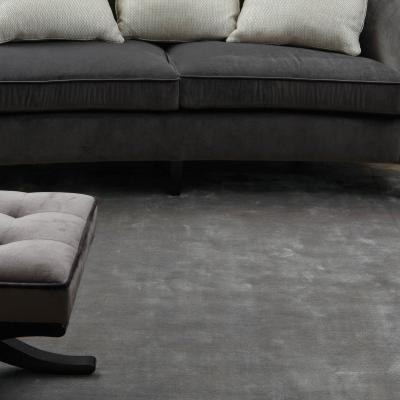 The Rug Seller Katherine Carnaby Chrome Rug in Zinc