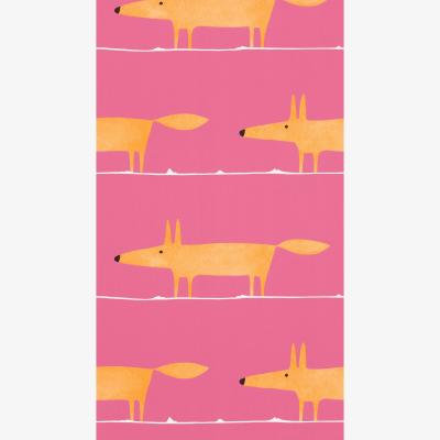 The Rug Seller Mr Fox Wallpaper 110843 by Scion in Fuchsia Pink&nbsp;Roll