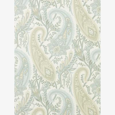 The Rug Seller Cashmere Paisley Wallpaper 216321 by Sanderson in Duck Egg OpalRoll