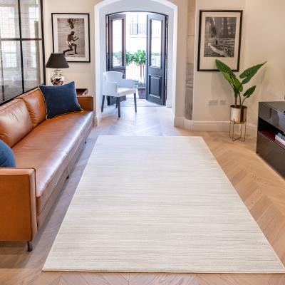 The Rug Seller Uni Abstract Striped UNI901 Rugs in Oyster