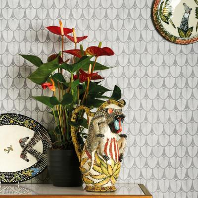 The Rug Seller Narina Wallpaper 10047 by Cole & Son in Light GreyRoll