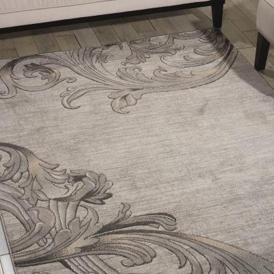 The Rug Seller Maxell Rugs MAE05 by Nourison in Graphite