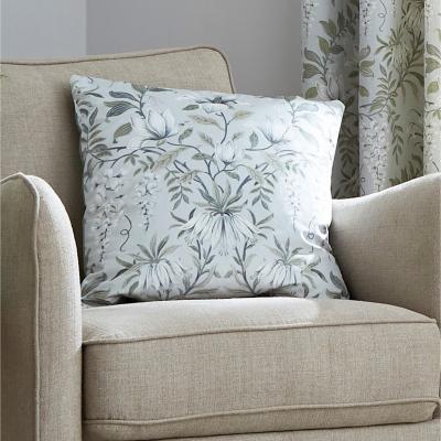 The Rug Seller Parterre Floral Cushion by Laura Ashley in Sage Green50x50cm