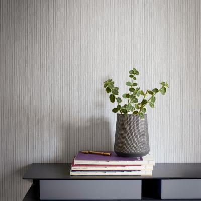 The Rug Seller Perpetua Stripe Wallpaper 112123 by Harlequin in Seal Grey&nbsp;Roll