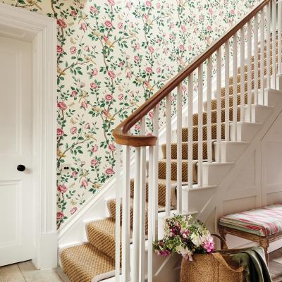 The Rug Seller Andhara Floral Wallpaper 216795 by Sanderson in Rose Cream&nbsp;Roll