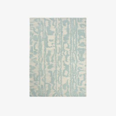 The Rug Seller Waterwave Stripe Rugs 039908 in Pearl by Florence Broadhurst