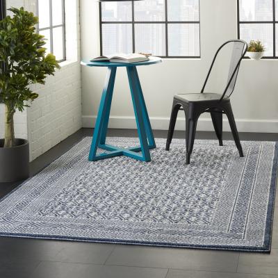 The Rug Seller Palermo Rugs PMR01 in blue grey by Nourison&nbsp;200x290cm