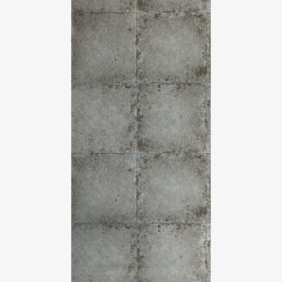 The Rug Seller Lustre Tile Wallpaper 312830 by Zoffany in Pewter Grey&nbsp;Roll