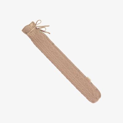 The Rug Seller YuYu Kensington Knit Cashmere Hot Water Bottle in Beige&nbsp;81x13cm