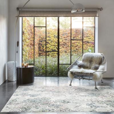 The Rug Seller Canyon Modern Abstract Damask Rugs 52045 6464 in Beige