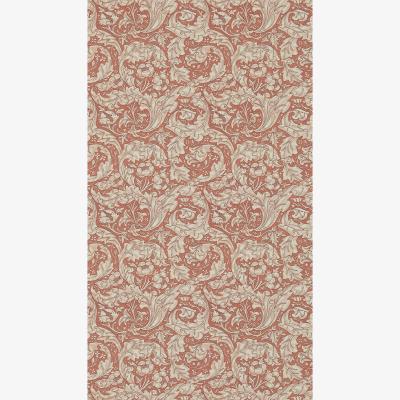 The Rug Seller Bachelors Button Wallpaper 214734 by Morris & Co in Russet Red&nbsp;Roll