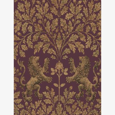 The Rug Seller Boscobel Oak  Wallpaper 116 10038 by Cole & Son in Metallic Autumnal Gold&nbsp;Roll