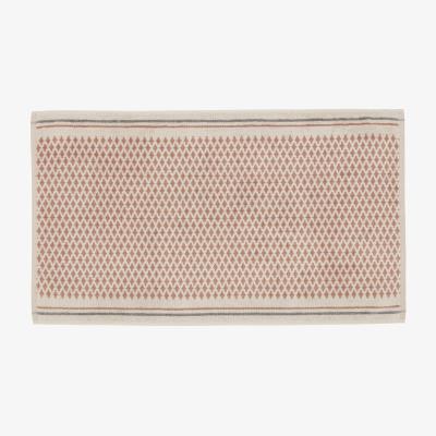 The Rug Seller Asha Bath Mat by Bedeck of Belfast in Gold & Grey90x50cm