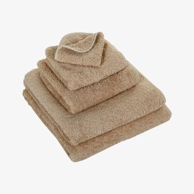 The Rug Seller Super Pile Plain Bathroom Towels by Designer Abyss & Habidecor in 770 Linen&nbsp;100x150cm