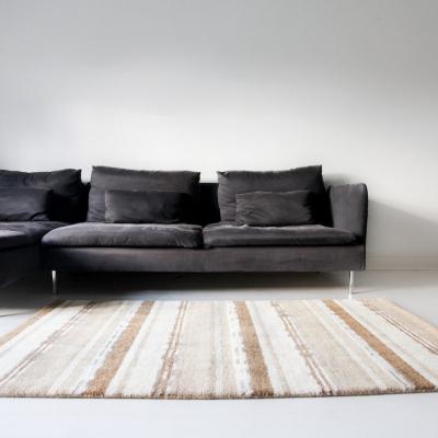 The Rug Seller Supreme Handloom Multistripe Rugs in Shoreline