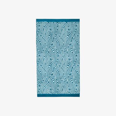 The Rug Seller Nalu Makai Towels by Nicole Scherzinger in Duck Egg & Teal&nbsp;70x130cm