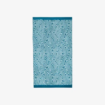 The Rug Seller Nalu Makai Towels by Nicole Scherzinger in Duck Egg & Teal&nbsp;70x130cm
