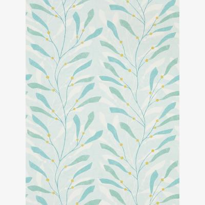 The Rug Seller Sea Kelp Wallpaper 216566 by Sanderson in Aqua LinenRoll