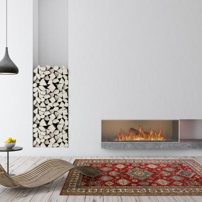 The Rug Seller Kazak Supreme Traditional Wool Rugs 46202 in Red Multi&nbsp;288x198cm