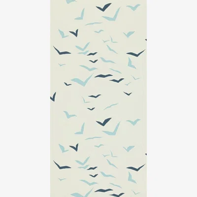 The Rug Seller Flight Wallpaper 110211 by Scion in Powder Blue Chalk Indigo&nbsp;Roll