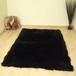 The Rug Seller Sheepskin Rugs in Black