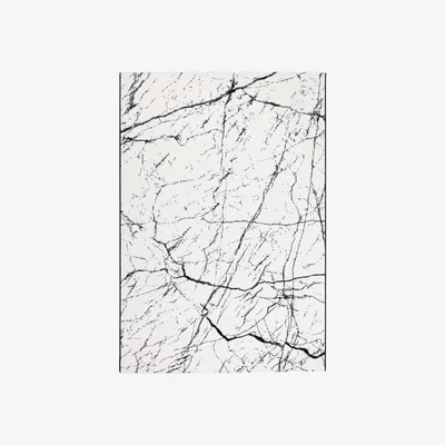 The Rug Seller Tiago 46311 AF100 Marble Rugs in Monochrome White