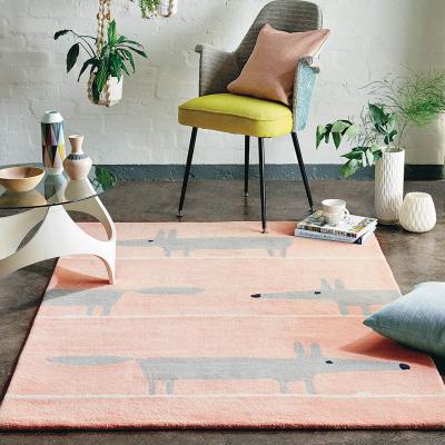 The Rug Seller Scion Mr Fox Rugs 25302 Blush Pink