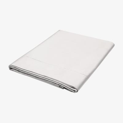 The Rug Seller Plain Dye Flat Sheet By Bedeck of Belfast in Silver Grey&nbsp;270x280cm