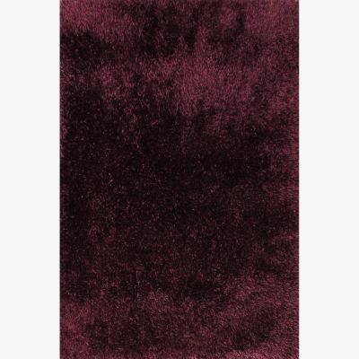 The Rug Seller Balotelli Mixed Shaggy Rugs in Choc Aub