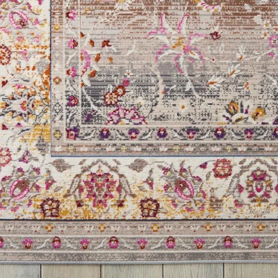 The Rug Seller Vintage Kashan Rugs VKA01 by Nourison in Grey&nbsp;160x239cm