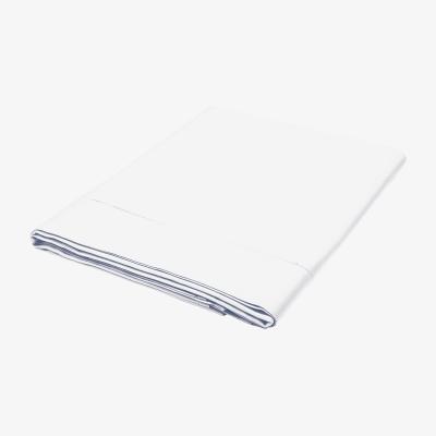 The Rug Seller Plain Dye Flat Sheet By Bedeck of Belfast in White&nbsp;315x260cm