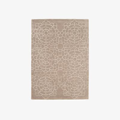 The Rug Seller Matrix Crochet Rugs MAX18 Beige