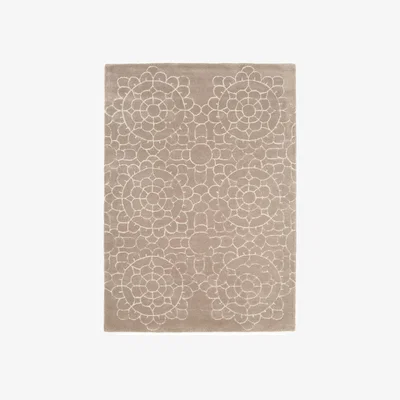 The Rug Seller Matrix Crochet Rugs MAX18 Beige