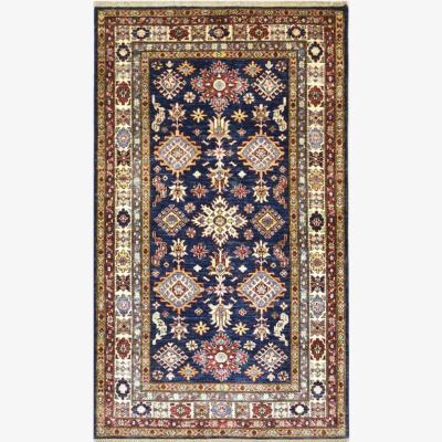 The Rug Seller Supreme Kazak 48435 Hand Knotted Wool Rug in Multicolours119x195cm