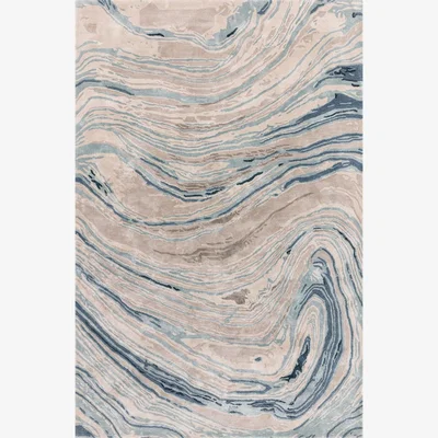 The Rug Seller Tuscany Abstract Rugs by Katherine Carnaby in Azzuro Marble120x180cm