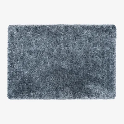 The Rug Seller Luxe Tapi Premium Washable Rug in Smoke Blue&nbsp;80x120cm