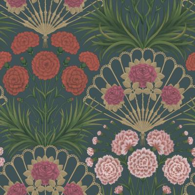 The Rug Seller Flamenco Fan Wallpaper 14044 by Cole & Son in MagentaRoll