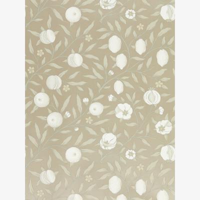 The Rug Seller Pure Fruit Wallpaper 216541 by Morris & Co in Gilver&nbsp;Roll