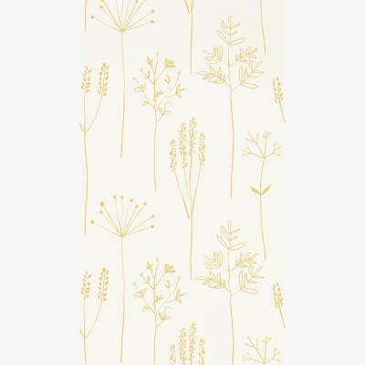 The Rug Seller Stipa Leaf Wallpaper 112021 by Scion in Honey Yellow&nbsp;Roll