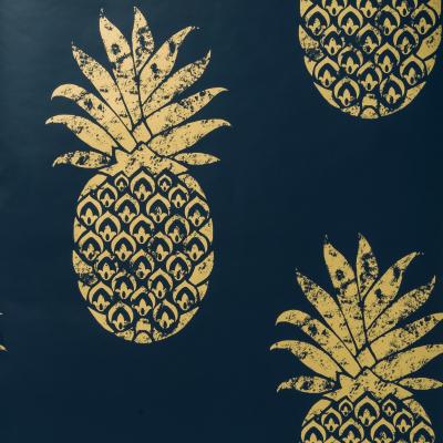 The Rug Seller Tobago Wallpaper W0086 03 by Clarke and Clarke in Indigo Blue&nbsp;Roll