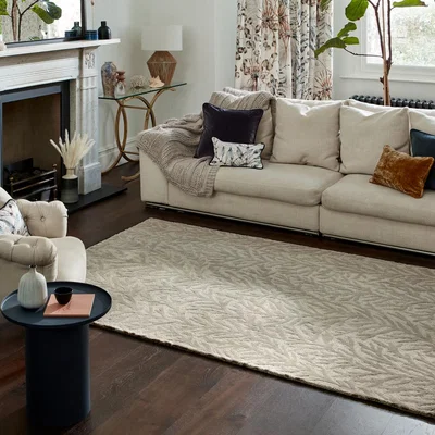 The Rug Seller Atoll 142504 Rugs by Harlequin in Hempseed Shell170x240cm