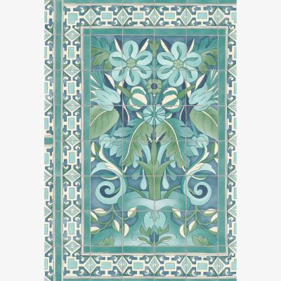The Rug Seller Triana Wallpaper 5014 by Cole & Son in Teal BlueRoll