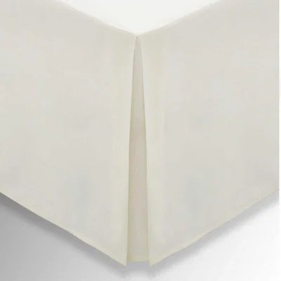 The Rug Seller Plain Dye Valance by Helena Springfield in Ivory White&nbsp;90x190cm