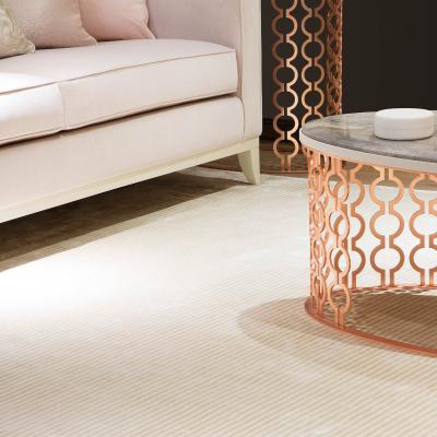 The Rug Seller Katherine Carnaby Chrome Stripe Rug in Putty&nbsp;240x340cm