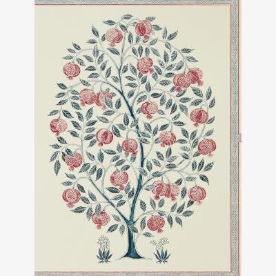 The Rug Seller Anaar Tree Wallpaper 216790 by Sanderson in Annato Blueberry&nbsp;Roll