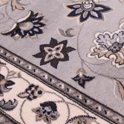 The Rug Seller Sherborne Traditional Bordered Rugs in Grey80x150cm