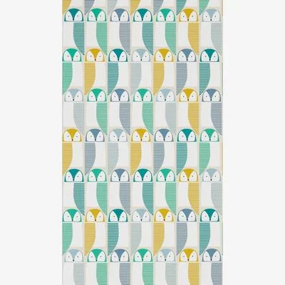The Rug Seller Barnie Owl Wallpaper 111517 by Scion in Jade Sunshine Forest&nbsp;Roll