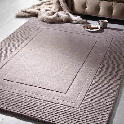 The Rug Seller Arabelle Wool Rugs in Mink