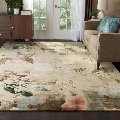 The Rug Seller Prismatic Rugs PRS15 in Beige Multi by Nourison